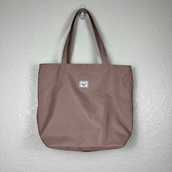 Herschel Supply Company Handbags - Herschel Supply Co Canvas Dusty Pink Ash Rose Coastal Beach Shopping Tote Bag